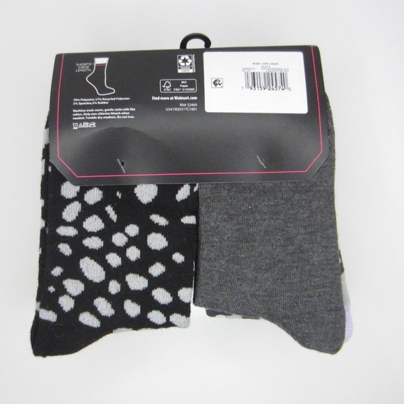 NOBO No Boundries Shortie Crew 10 Pack Women's Socks NWT Size 4-10 - Picture 3 of 3